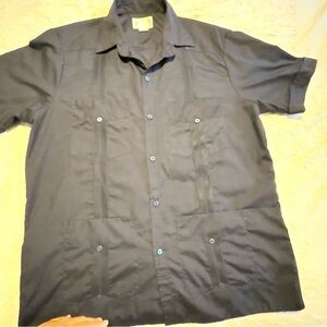 Classic Guayabera with Four Pockets  Embroidery